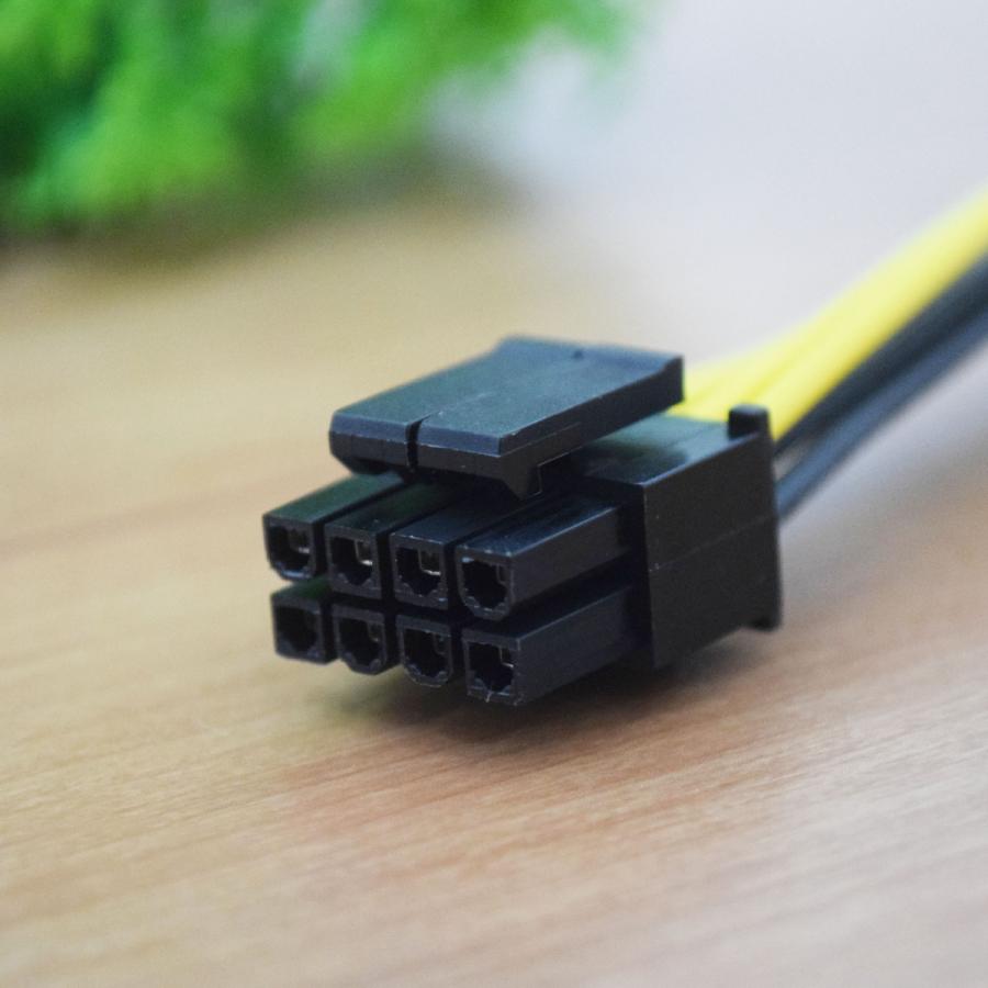 【CPU電源変換ケーブル】 電源変換ケーブル GPU 8ピン から CPU 8ピン or CPU 4ピン へ 変換ケーブル 18cm 【管理番号２】 |  | 09