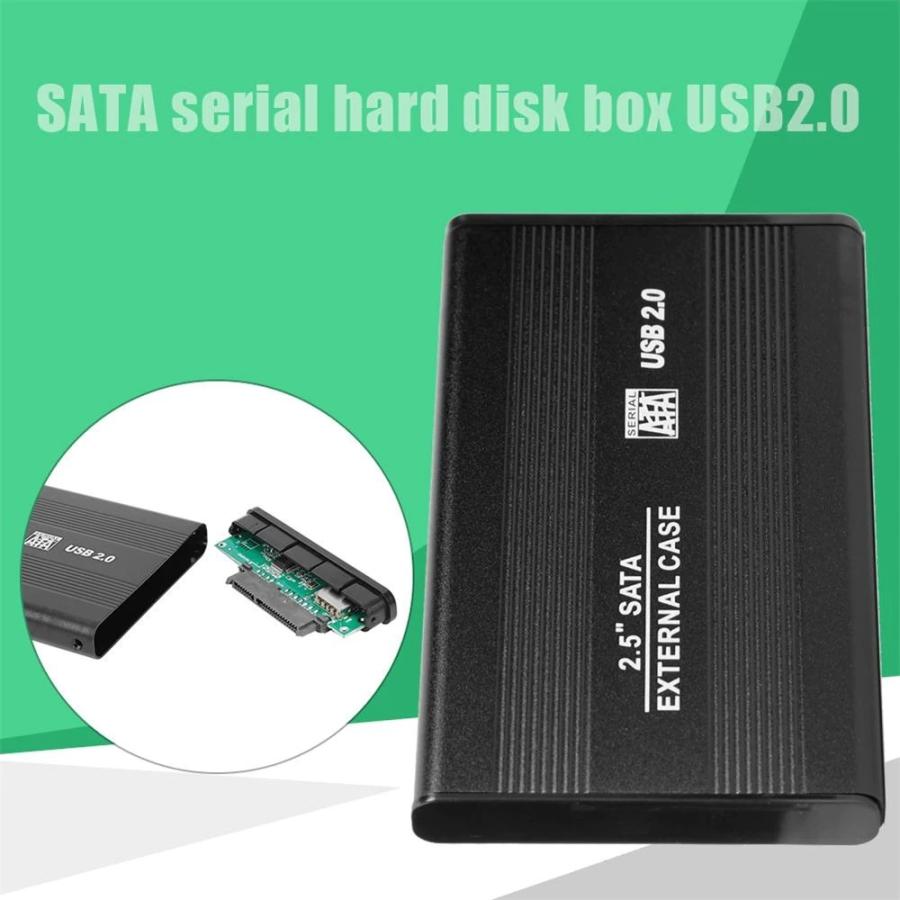 USB2.0対応】【アルミケース】 2.5インチ HDD SSD ハードディスク 外