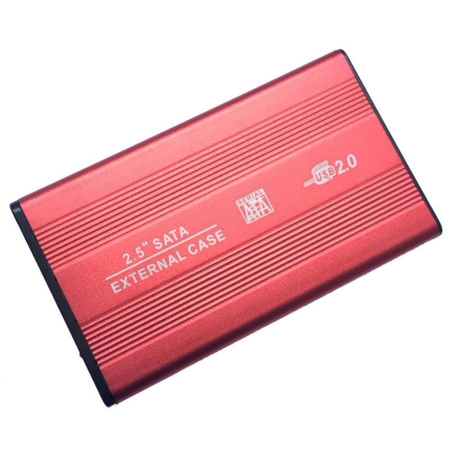 USB2.0対応】【アルミケース】 2.5インチ HDD SSD ハードディスク 外