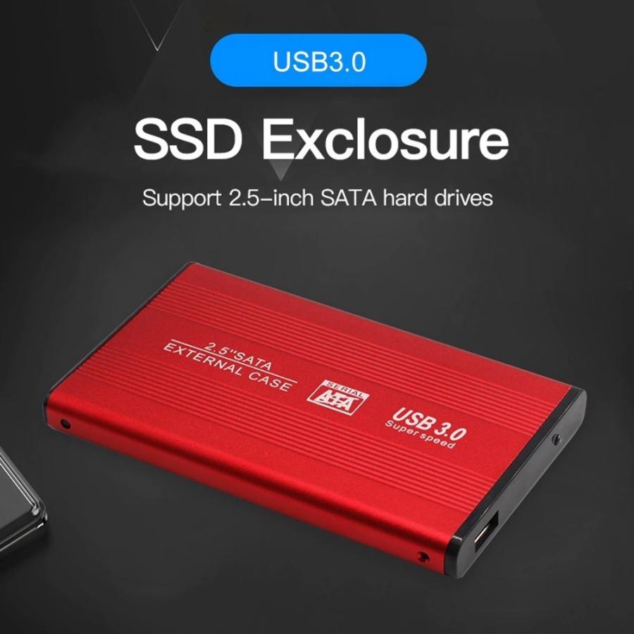 USB3.0対応】【アルミケース】 2.5インチ HDD SSD ハードディスク 外