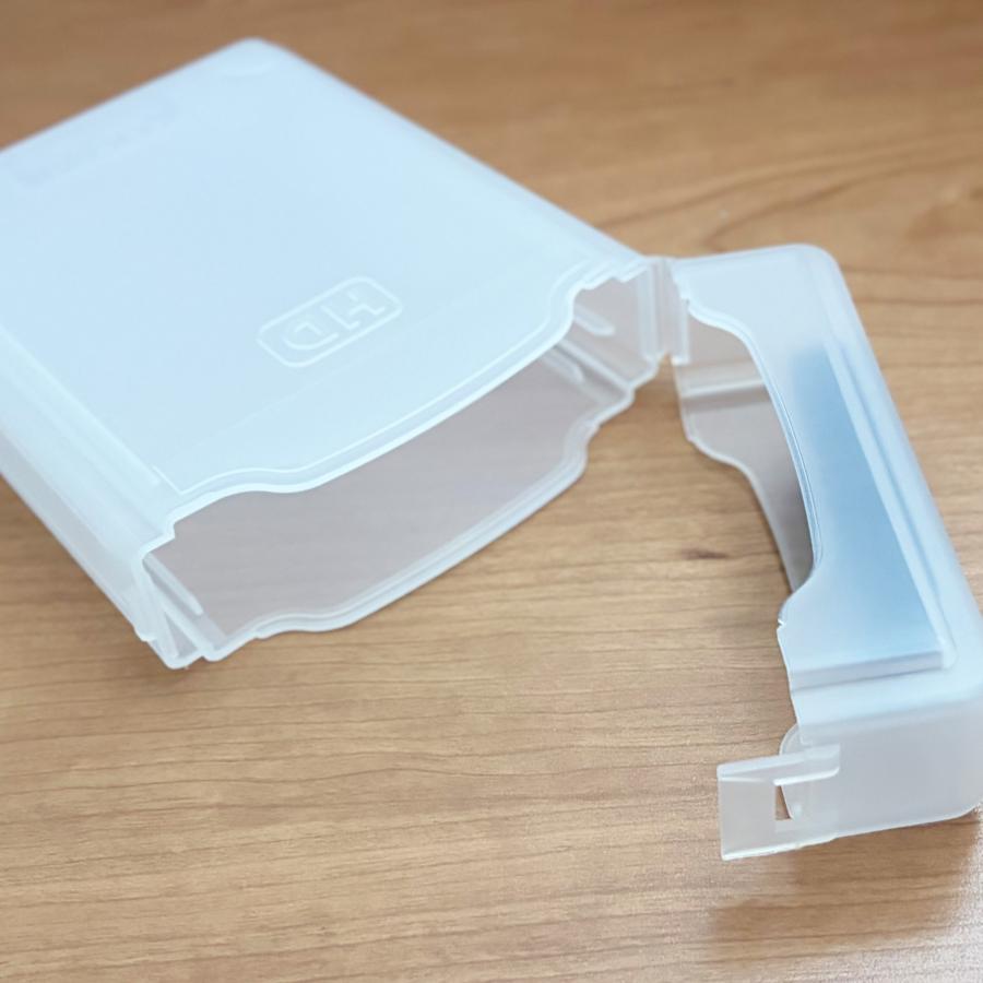 HDD 3.5インチ 対応 】HDD 収納 シェルケース 静電気や埃 汚れから守る