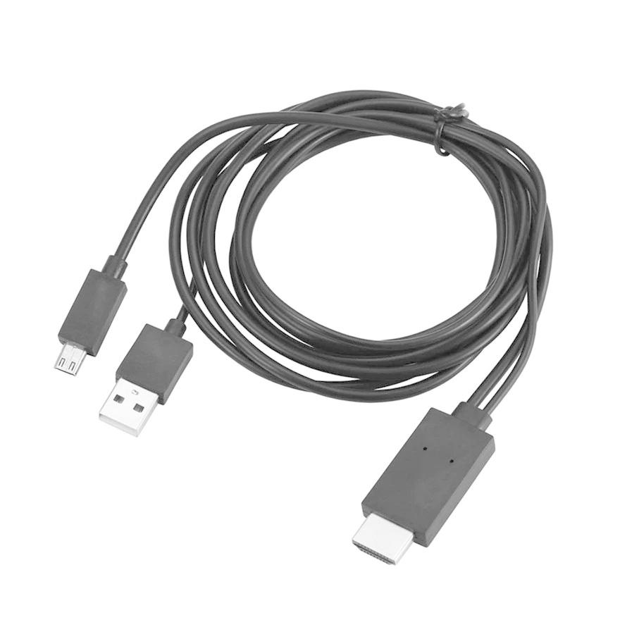新品 MHL変換ケーブル HDMI 変換アダプタ ケーブル micro USB 5pin