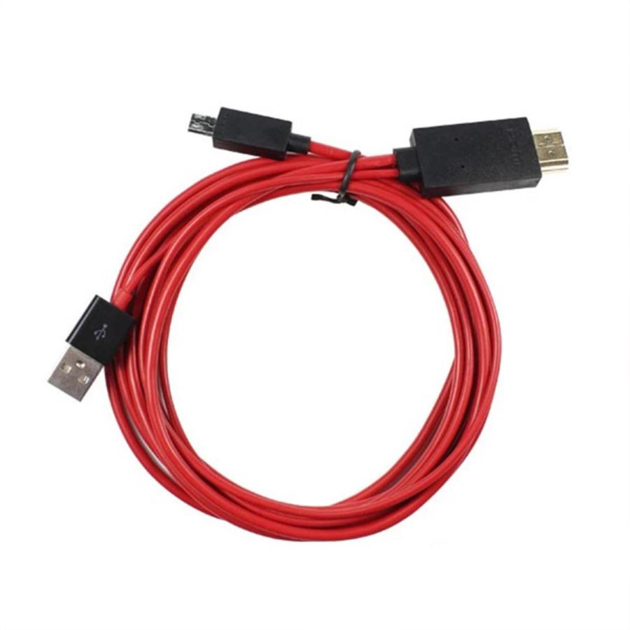 【microUSB 11pin Type】新品 MHL変換ケーブル HDMI 変換アダプタ ケーブル micro USB 11pin ブラック｜mechanicspk｜22