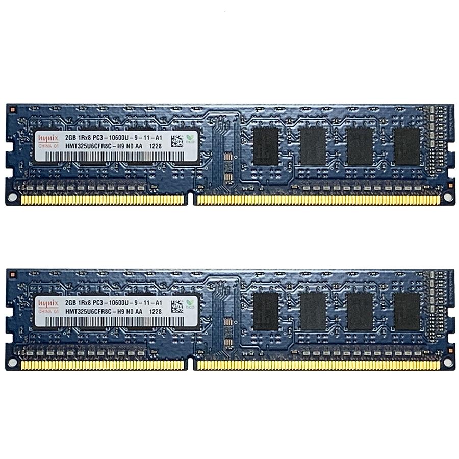 6GB RAM 3*2GB Hynix 1Rx8 PC3-10600U 2GB (1x2GB) DDR3 1333MHz HMT325U6CFR8C- H9 EUR 26,90 - FR