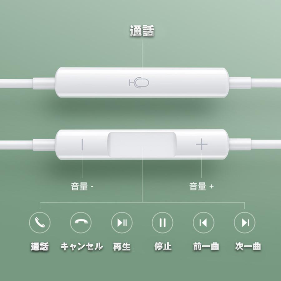 Type C端子 ヘッドセットマイク 音量調整対応 マイク付き イヤホン 高品質 Android 対応 115cm ジャック 全国送料無料 ホワイト Hqearphone A メカニックサポートyahoo 店 通販 Yahoo ショッピング