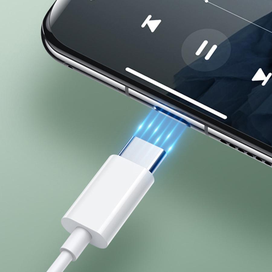 Type C端子 ヘッドセットマイク 音量調整対応 マイク付き イヤホン 高品質 Android 対応 115cm ジャック 全国送料無料 ホワイト Hqearphone A メカニックサポートyahoo 店 通販 Yahoo ショッピング