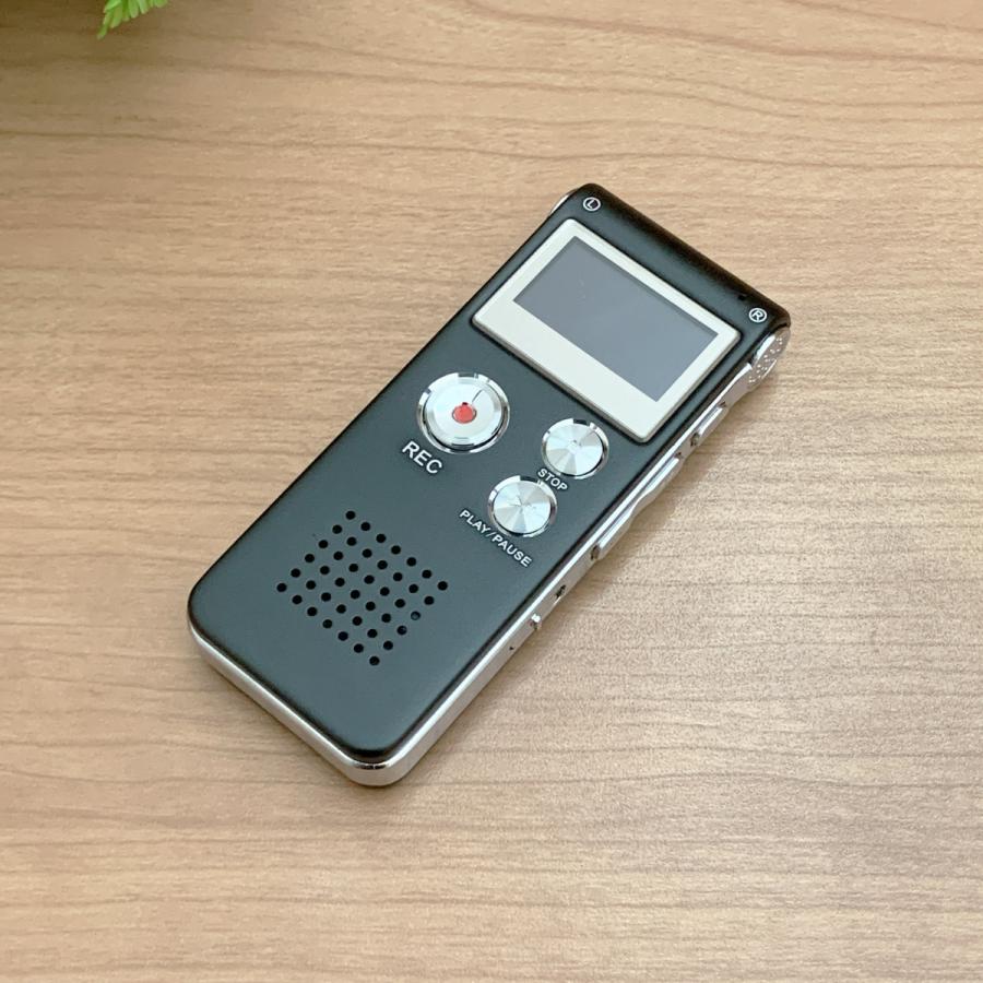 日本語対応】 高音質 ミニデジタル ボイスレコーダー 録音機 MP3