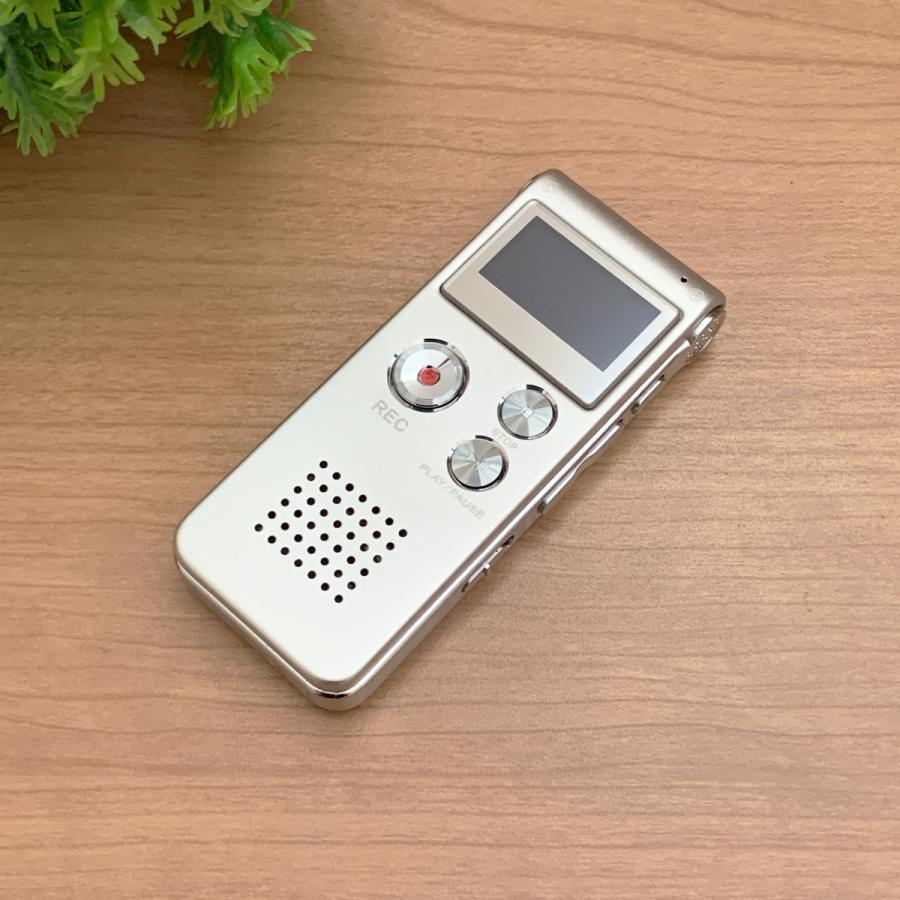 日本語対応】 高音質 ミニデジタル ボイスレコーダー 録音機 MP3