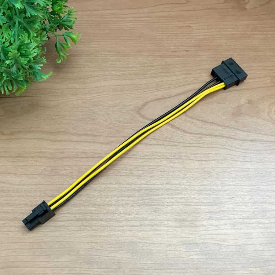 CPU電源変換ケーブル】 新品 電源変換ケーブル IDE電源 から CPU 4ピン