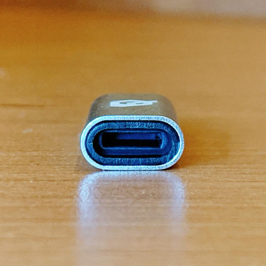 iPhoneのライトニングケーブル → USB Type C 端子 に変換する アダプター ｘ5  【グレー】 |  | 10