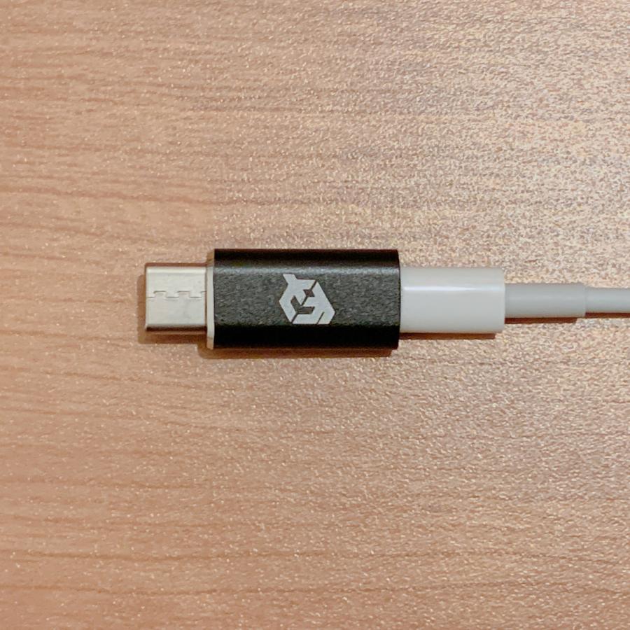 iPhoneのライトニングケーブル → USB Type C 端子 に変換する アダプター ｘ5  【グレー】 |  | 11