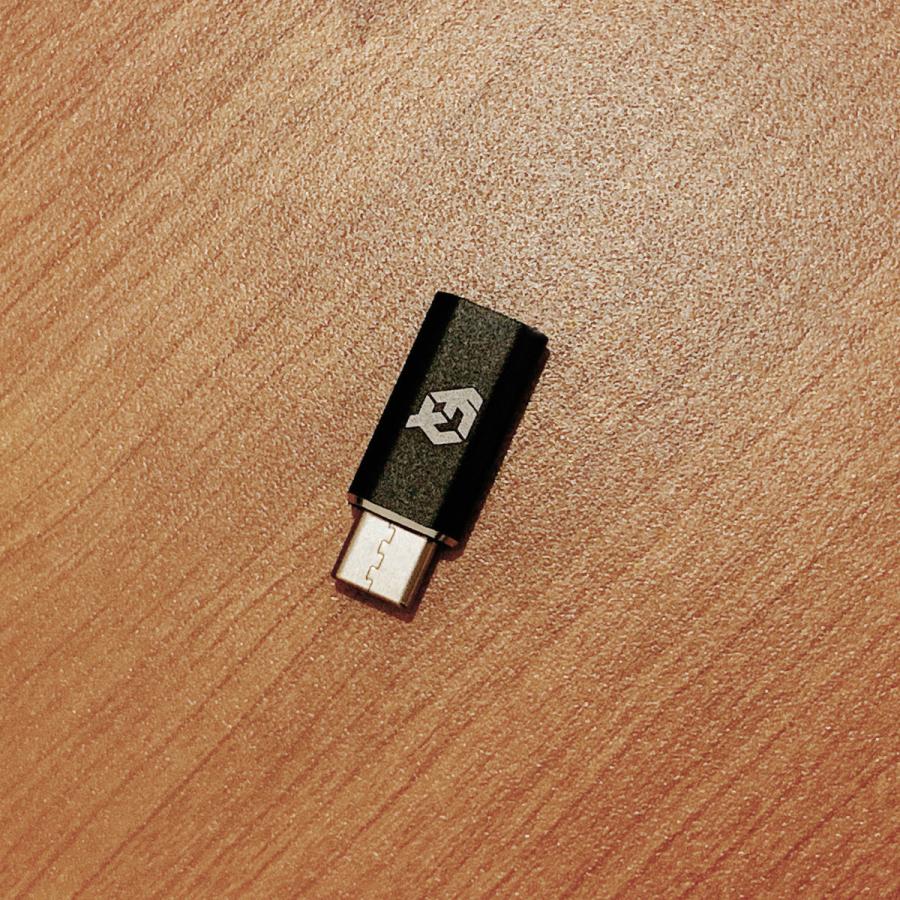 iPhoneのライトニングケーブル → USB Type C 端子 に変換する アダプター ｘ5  【グレー】 |  | 08