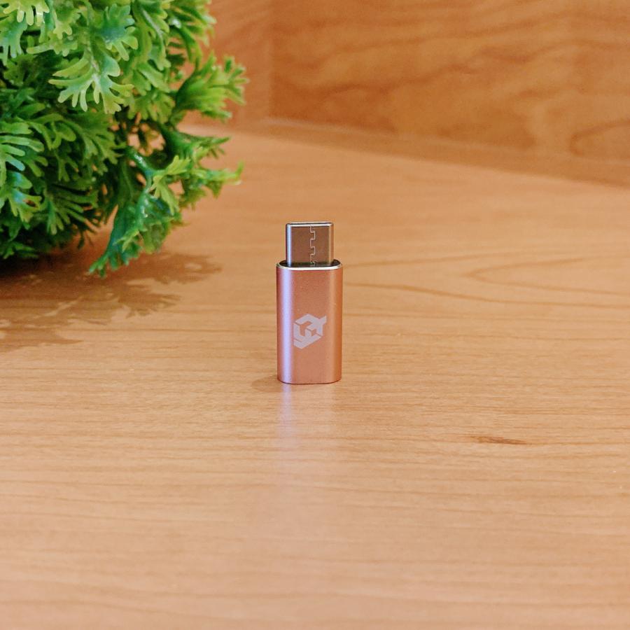 iPhoneのライトニングケーブル → USB Type C 端子 に変換する アダプター ｘ1  【ピンク】 |  | 12