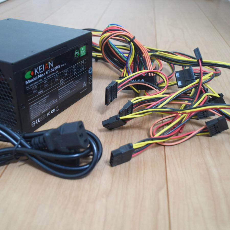 KEIAN 電源 520W BULL-MAX KT-520RS 電源ユニット 【中古品