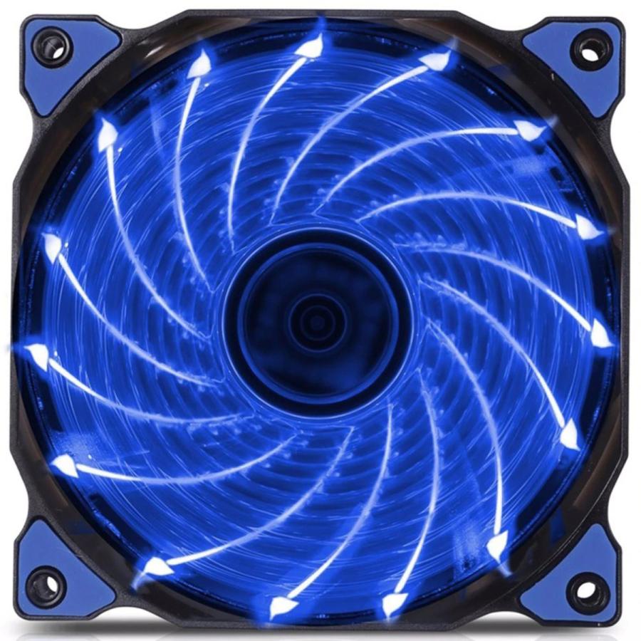 33個のLED内蔵 ケースファン 静音 LED しっかり 冷却 PC 12V FAN 12cm