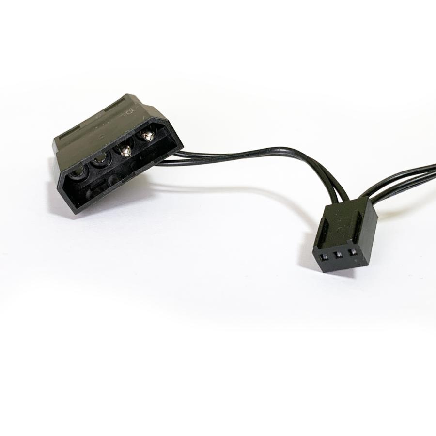 自作PC用内蔵ケーブルセット+冷却ファン2個 楽天市場】PWMファン分岐ケーブル 2本セット 3分配 FAN用延長