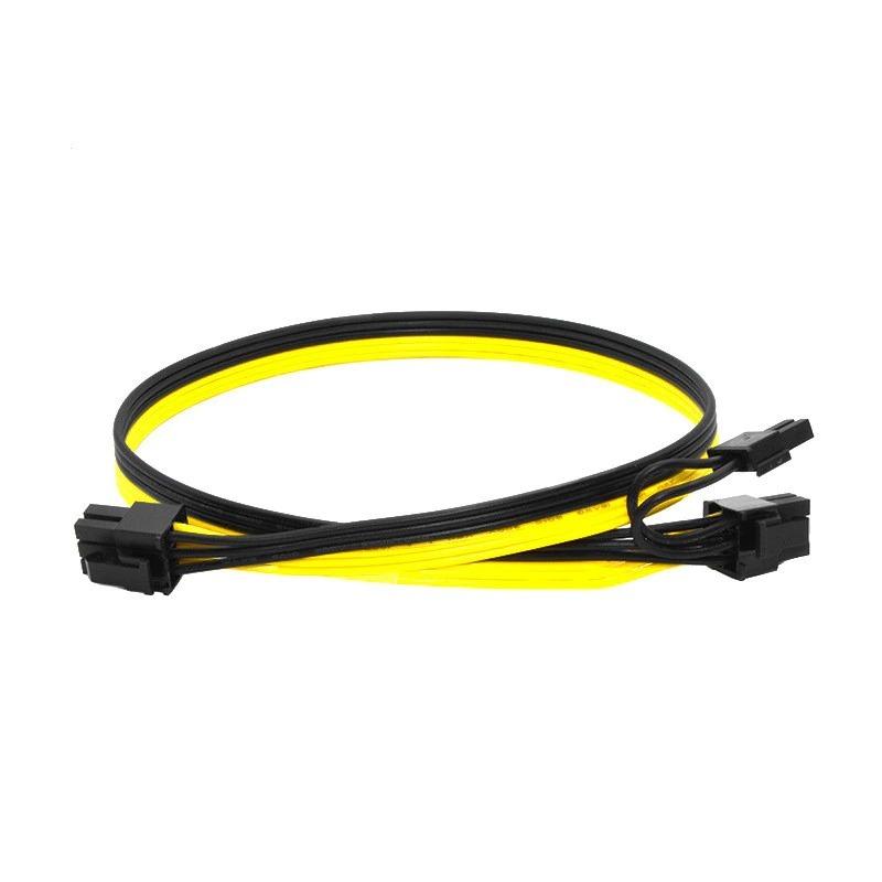 GPUケーブル】新品 PCI-E マイニングケーブル GPU 6ピン オス から 8(6