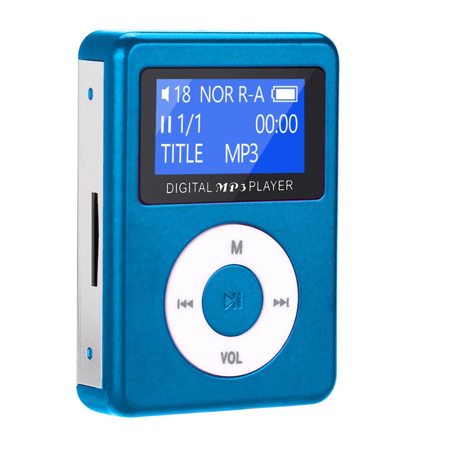 ブルー 新品 長方形 スピーカー内蔵 液晶画面付き Mp3 音楽 プレイヤー Sdカード式 Mpplayer Speaker Y 4 メカニックサポートyahoo 店 通販 Yahoo ショッピング