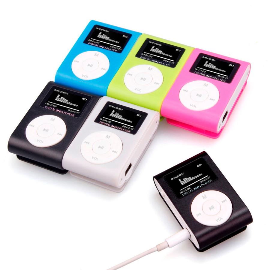 No.2【ブルー】新品 液晶画面付き MP3 音楽 プレイヤー SDカード式 (5