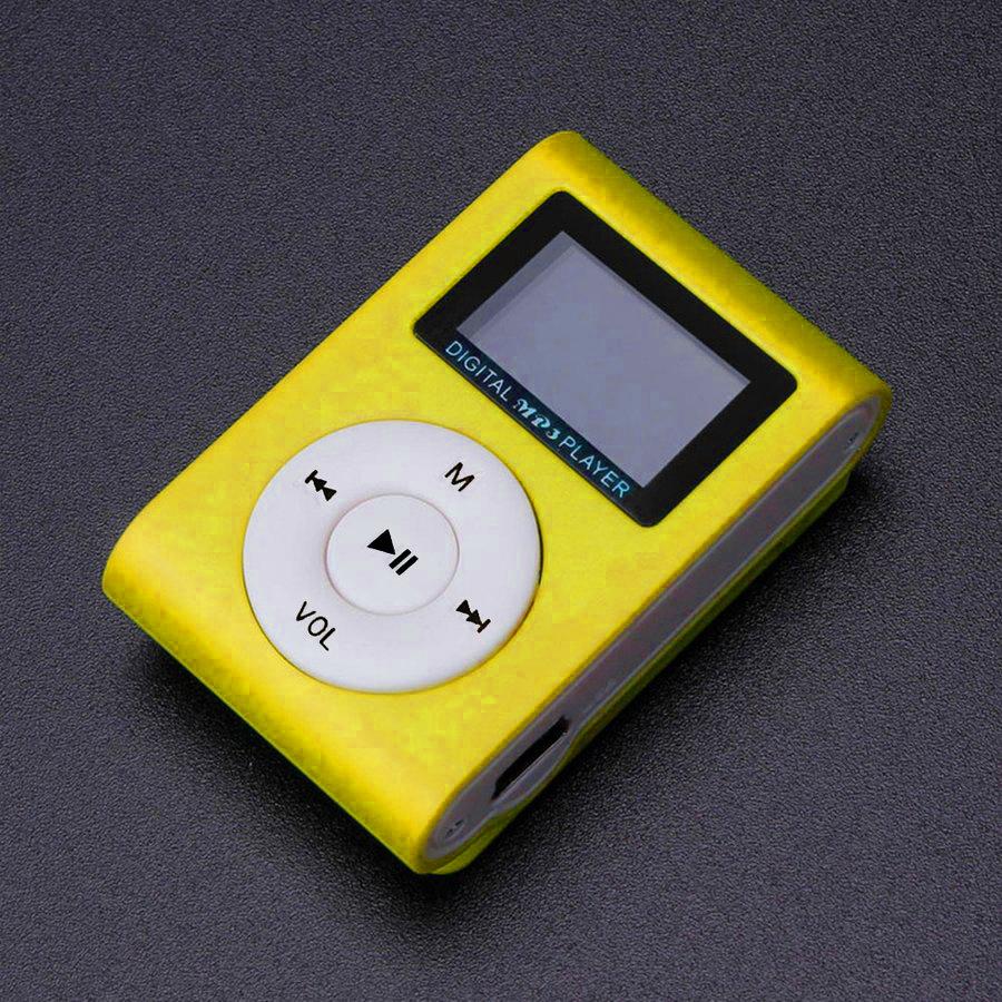 No.5【シルバー】新品 液晶画面付き MP3 音楽 プレイヤー SDカード式