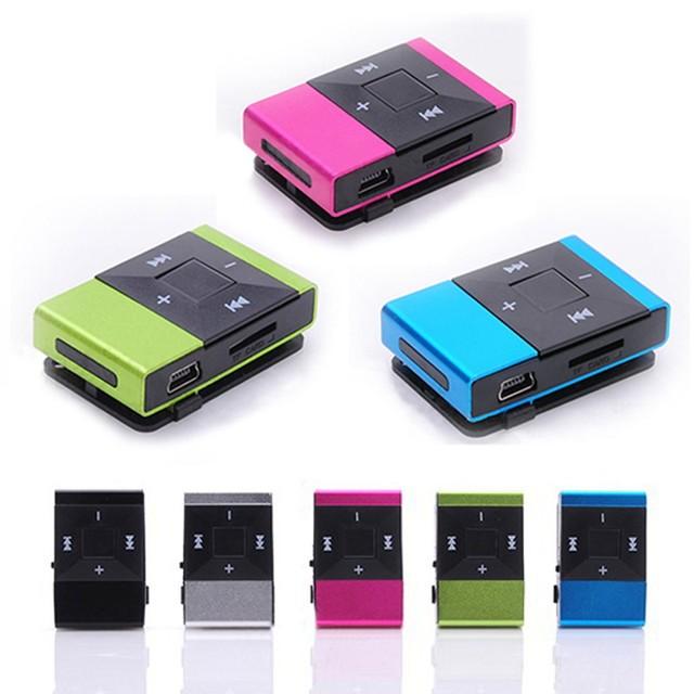 No.3【グリーン】新品 音楽 MP3 プレイヤー SDカード式 充電ケーブル