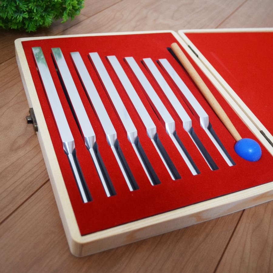 音叉 おんさ チューナー 8本セット「512Hz 〜 256Hz」 ヒーリング 癒し