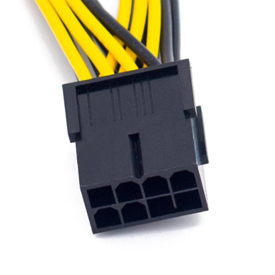 GPU電源分岐ケーブル】新品 PCI-E 電源分岐ケーブル 8ピン から 8(6+2