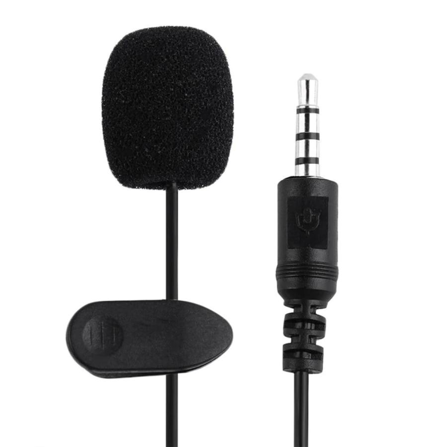 4極プラグ】 ピンマイク 3.5mm プラグタイプ クリッピング 軽量