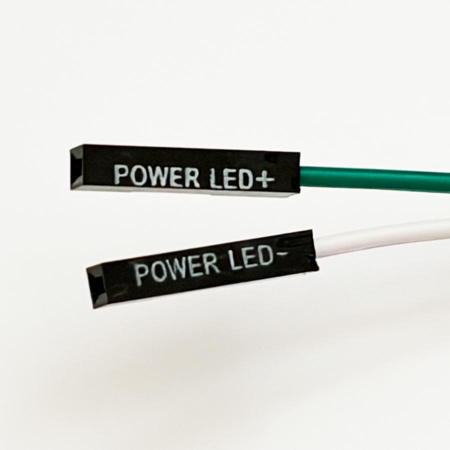PC POWER LED 内蔵 電源ケーブル 約60cm x1本 : メカニックサポートYahoo!店 - 通販 - Yahoo!ショッピング