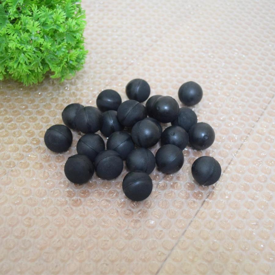 Rubber ball ゴムボール 弾丸ボール 弾ボール 黒ゴム サイズ25mm 24