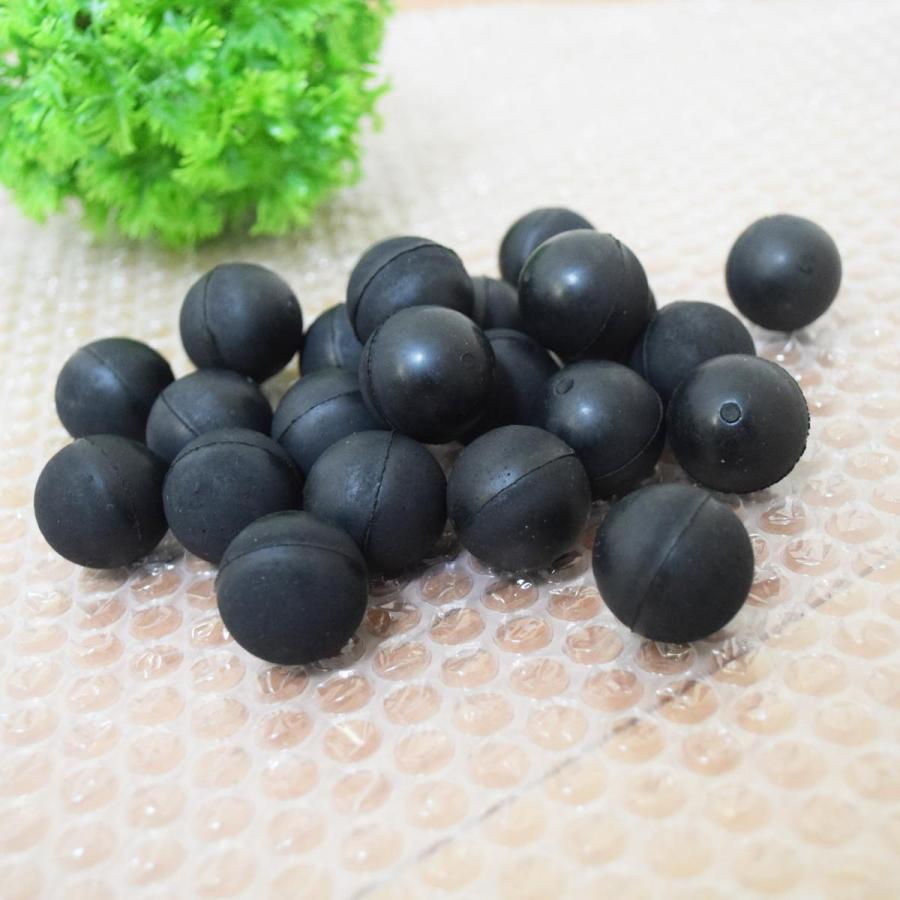 Rubber ball ゴムボール 弾丸ボール 弾ボール 黒ゴム サイズ25mm 24