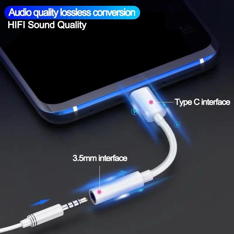 至上 Dac内蔵型タイプ Usb Type C ホワイト 3 5mmイヤホン 変換ケーブル 12cm
