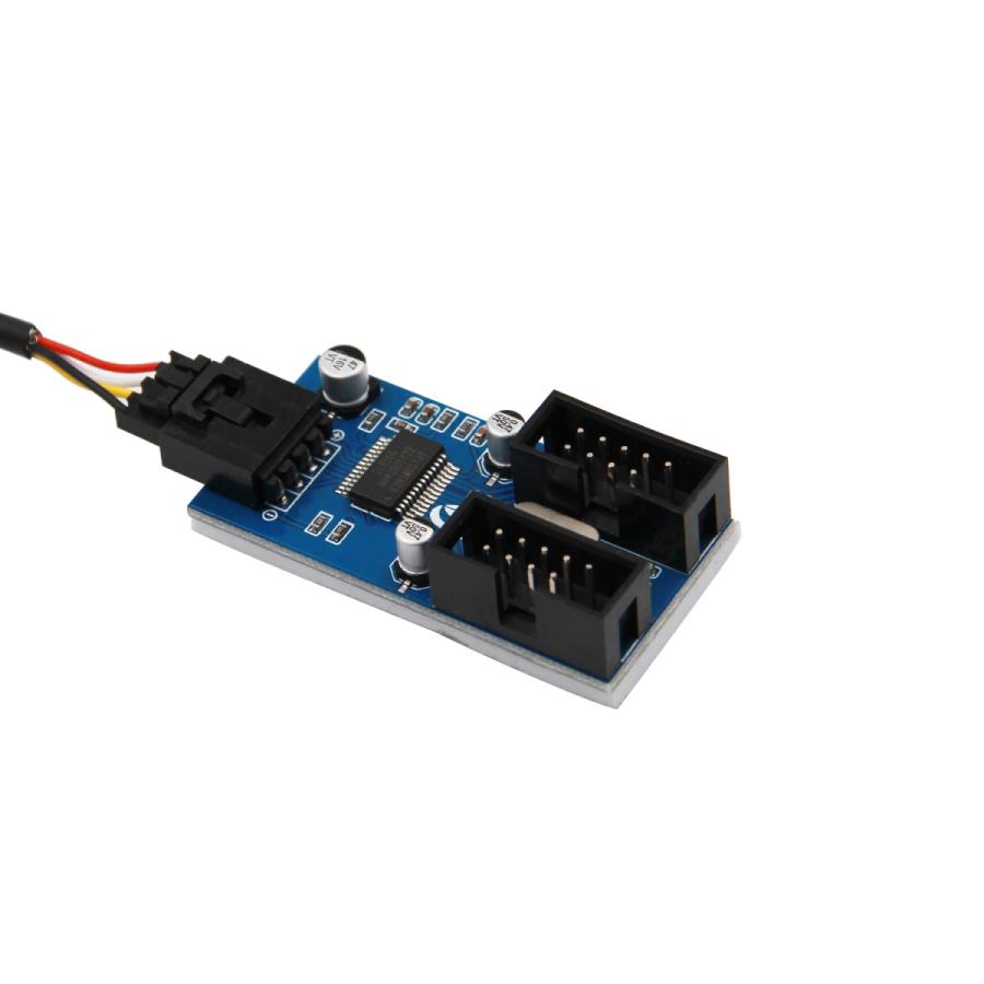 マザーボード9個 USB Type-A電源用】マザーボードのUSB 9ピン 増設 内部用 2ポート