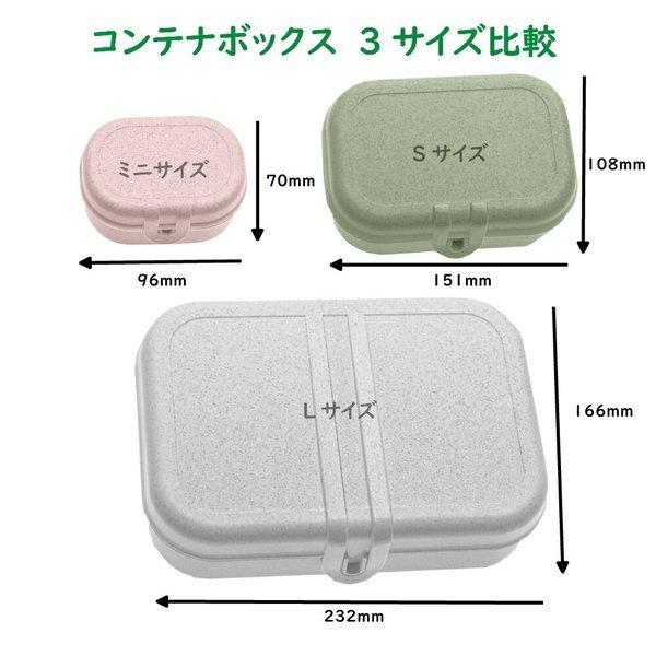 パスカル コンテナボックス Lサイズ 3色 オーガニックグリーン