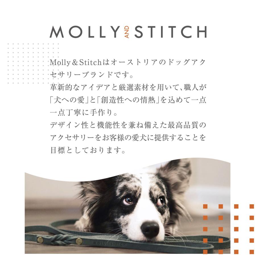 犬用首輪+リード Sサイズ パグ シーズー MOLLY&STITCH TOUCH OF