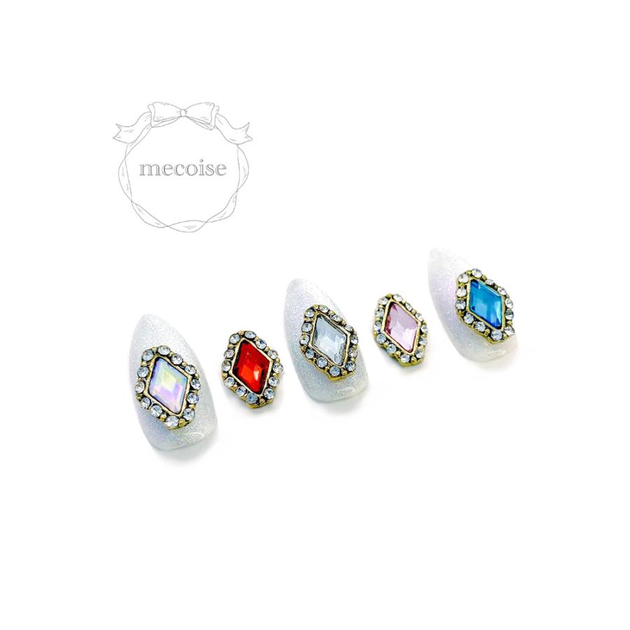 Mecoise 1個 ミニぷっくりクラウンネイルパーツ P0014 Ri Mecoise 通販 Yahoo ショッピング