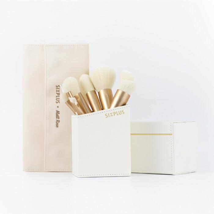 TOM FORD メイクブラシセット 11本 ケース付き ほぼ新品 プロ仕様 SIXPLUS SIXPLUS Matt Rose メイクブラシ 11本セット コラボ ポーチ付