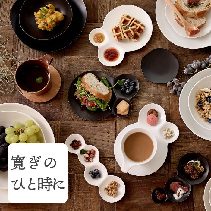savone お皿セット 3点 グロスホワイト 艶あり 日本製 プレート 食器
