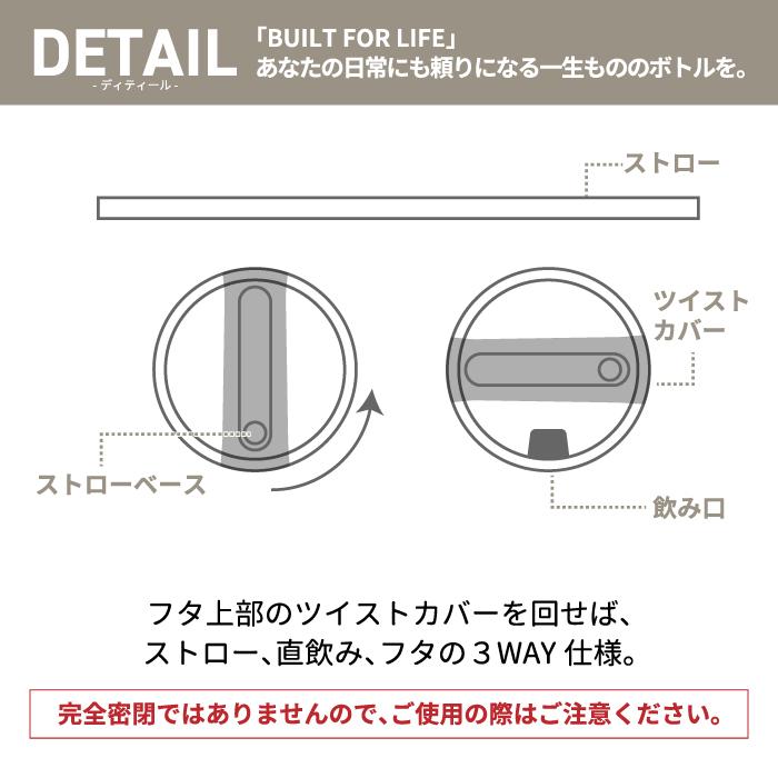 スタンレー STANLEY 真空スリムクエンチャー 0.6L ストロー付き 保冷 保温 蓋付き 水筒 マグボトル タンブラー 直飲み ステンレス アウトドア スポーツ 可愛い | STANLEY | 03