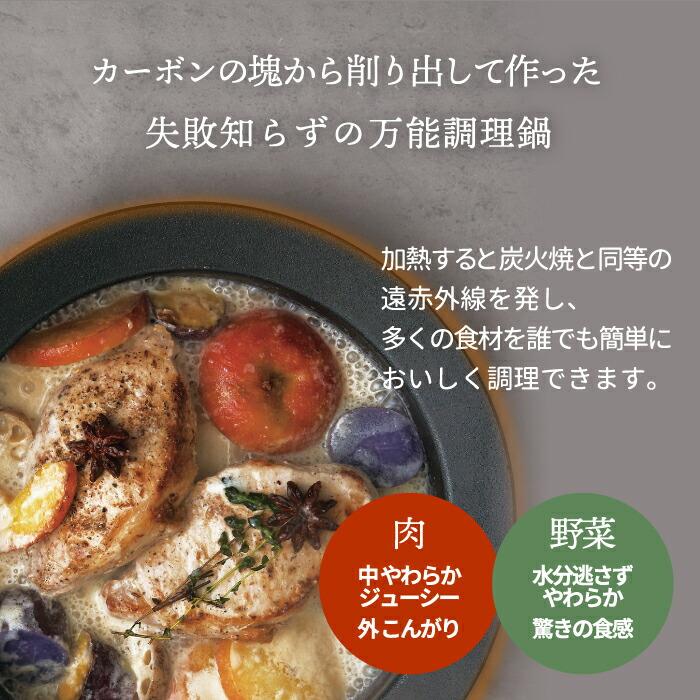 鍋 なべ 炭鍋 Sumi Nabe スミ ナベ 日本製 ガラス 蓋付 フライパン 深