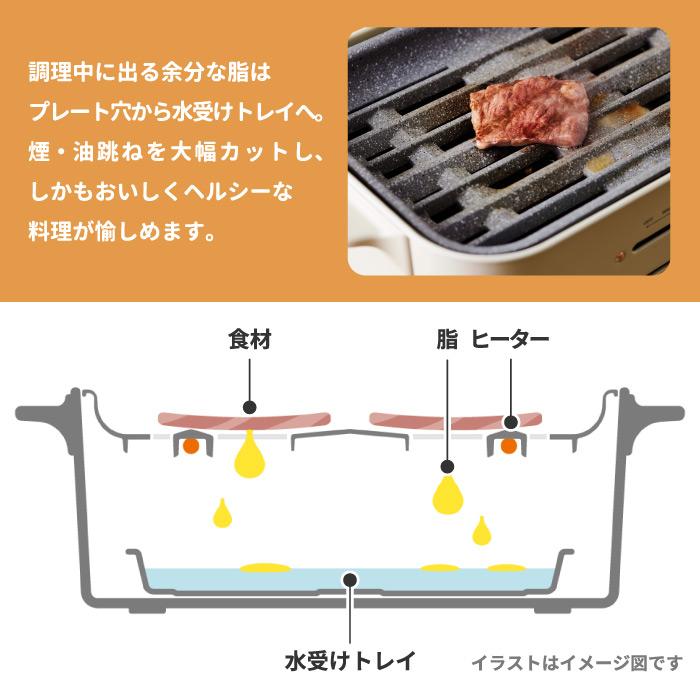 BRUNO（ブルーノ） ホットプレート コンパクトグリルホットプレート 減