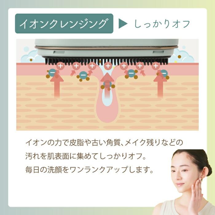 BRUNO（ブルーノ） イオン洗顔ブラシ 音波振動 電動 コンパクト洗顔器