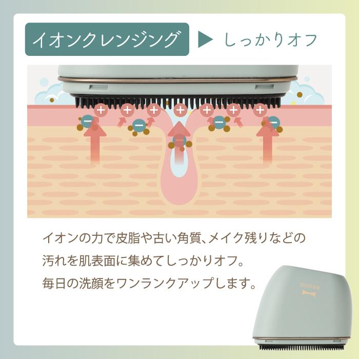 BRUNO（ブルーノ） イオン洗顔ブラシ 音波振動 電動 コンパクト洗顔器