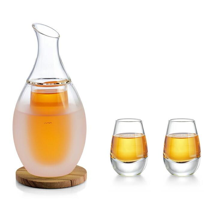 ZENS おちょこセット 2個セット ぐい呑み ガラス 耐熱 耐冷 硝子 酒器