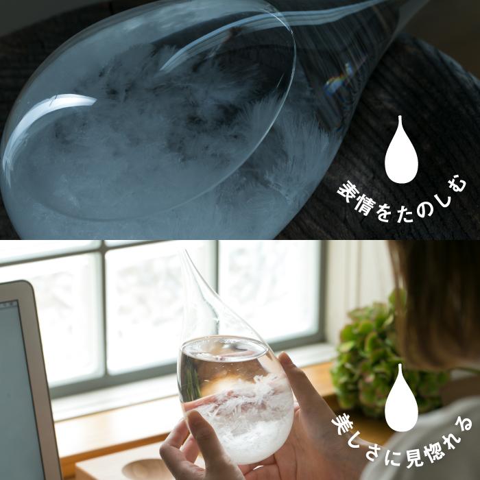Tempo Drop テンポドロップ ストームグラス ガラス オブジェ インテリア雑貨 おしゃれ 天候予測器 天気予報 結晶 置物 飾り 台座 晴雨予報 北欧 プレゼント |  | 04