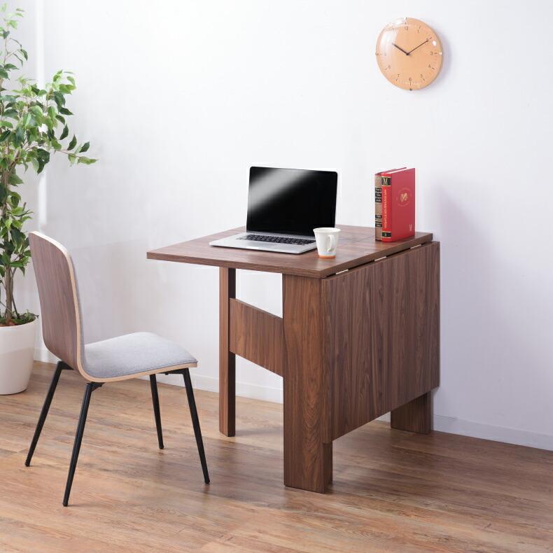 フォールディング ダイニングテーブル FIKA 木製 折りたたみテーブル