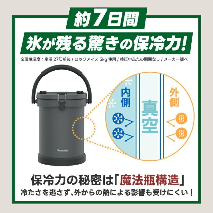 ピーコック魔法瓶工業 ピーコック ステンレス クーラーボックス 9.5L