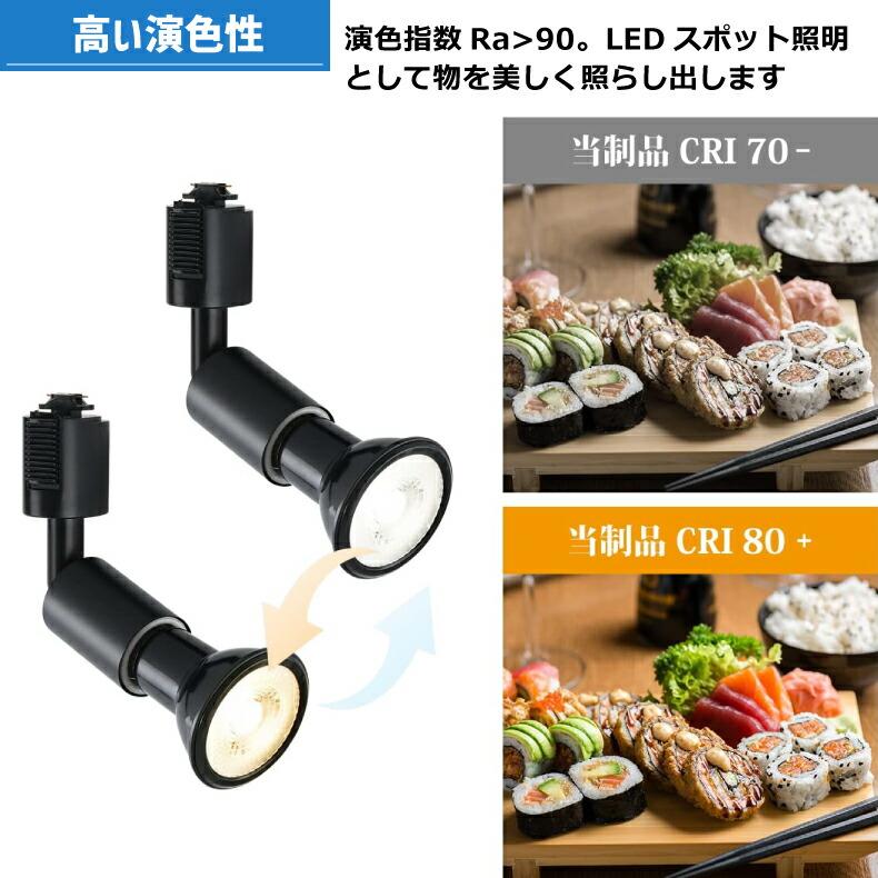 ダクトレール用 照明器具 天井 スポットライト 6個セット ライティング