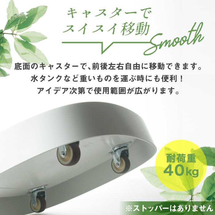 tidy プランタブル L キャスター付 植木鉢トレー 日本製 鉢皿 観葉植物
