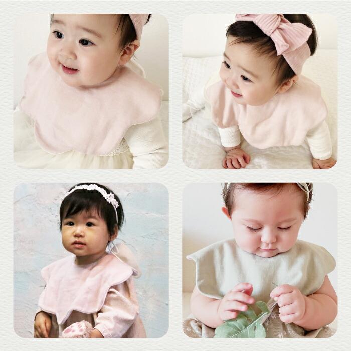 5388 ハンドメイドスタイ 天使の羽 木馬 ベビースタイ 5388